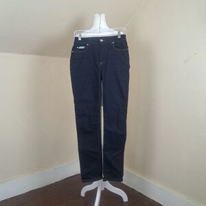 Alexa Chung Blue Dark Wash Jeans Size 27 Made in Italy